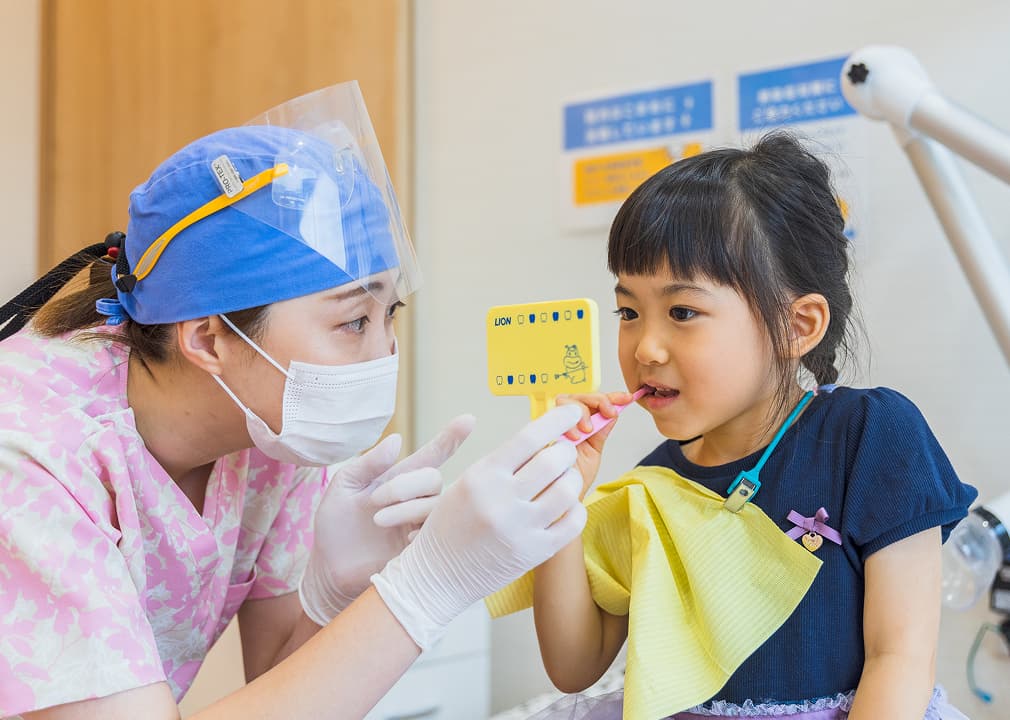 お子さまに合わせたトレーニングの写真