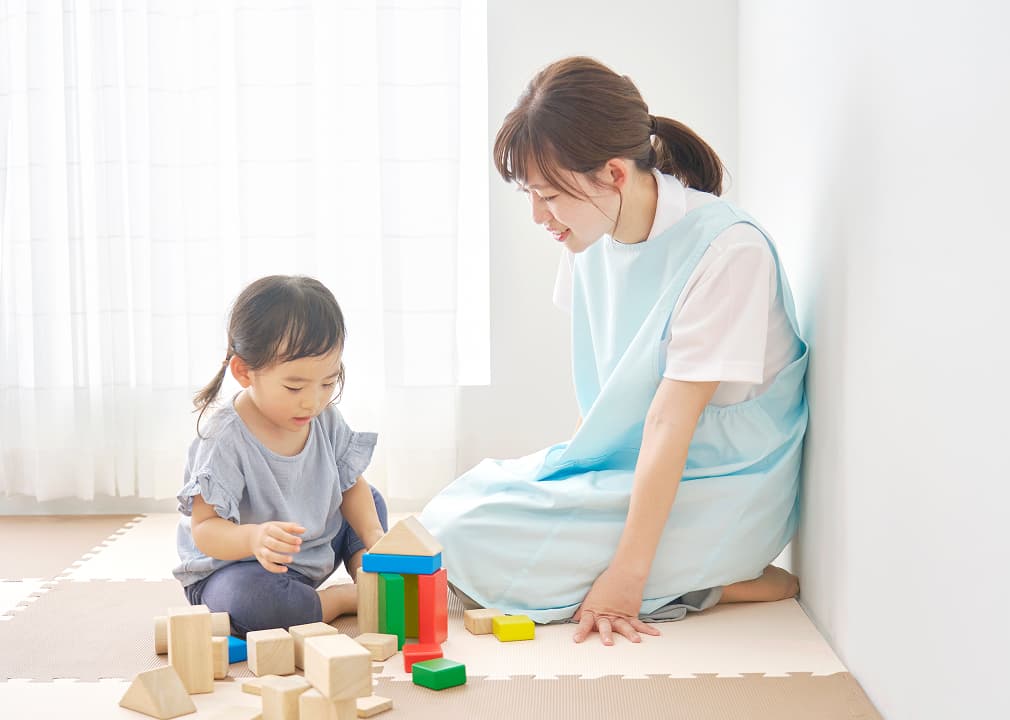 エデュケーターと保育士が常駐の写真